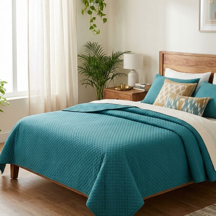 120 GSM Summer AC Comforter – Ultra-Light Microfiber Dohar Blanket – photo 3