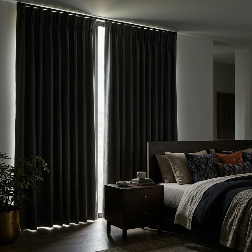 Triple Layer Blackout Curtain – Room Darkening, Thermal Insulated, Eyelet – photo 4