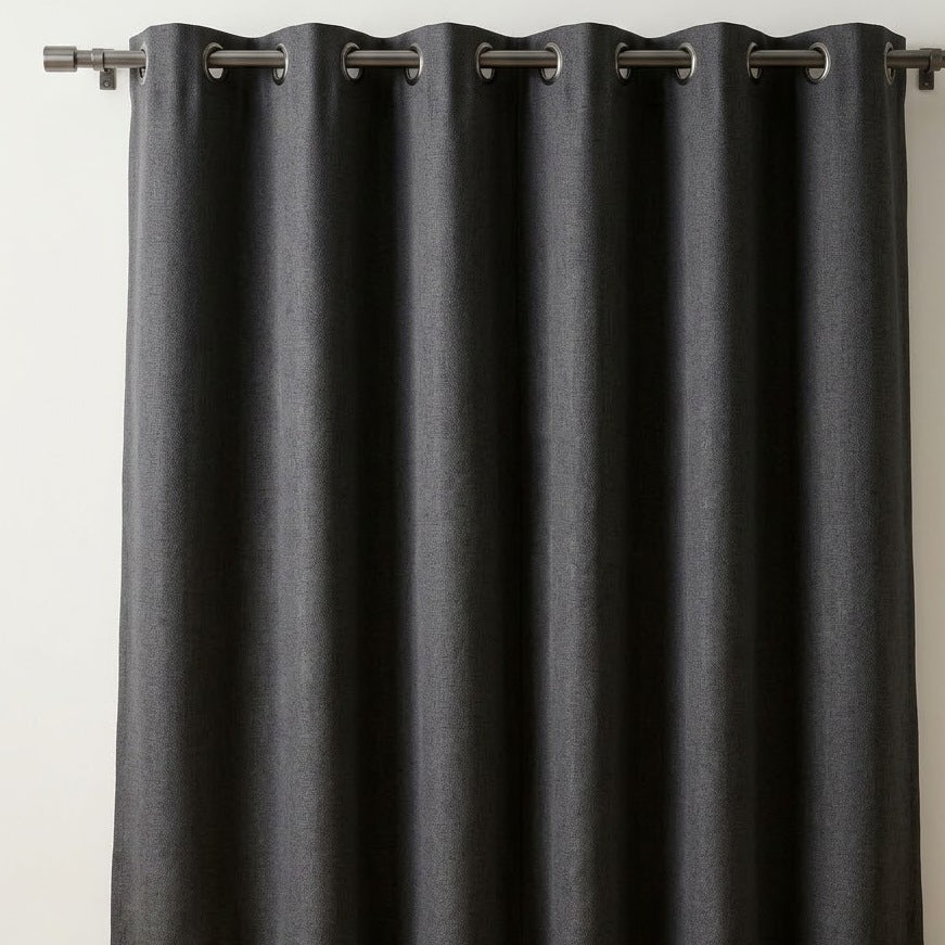 Triple Layer Blackout Curtain – Room Darkening, Thermal Insulated, Eyelet – product photo